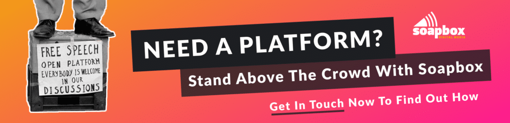 Soapbox Digital Advert Banner