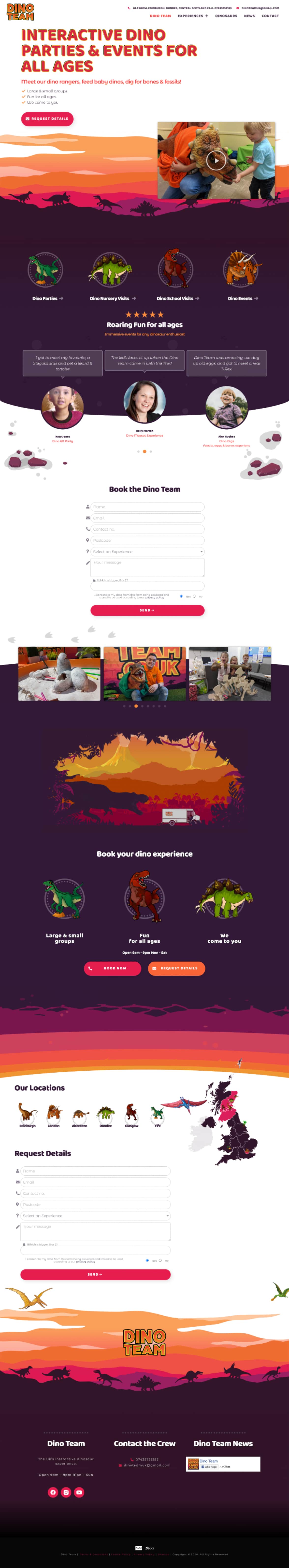 Dino Team Homepage