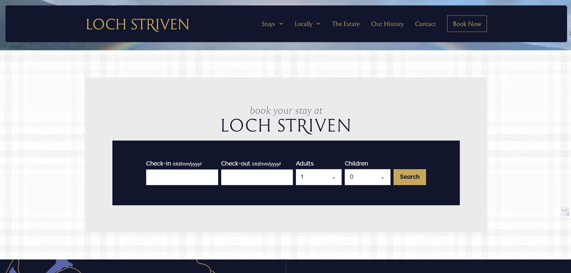 Hotel website booking system