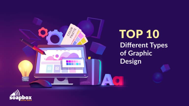 Top 10 Different Types of Graphic Design - Featured Image