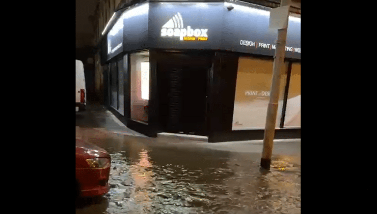 Eglinton Street Flooding