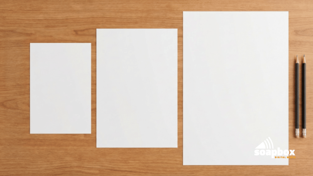What Size is A4 Paper? Guide to Different Paper Sizes | Soapbox Digital ...
