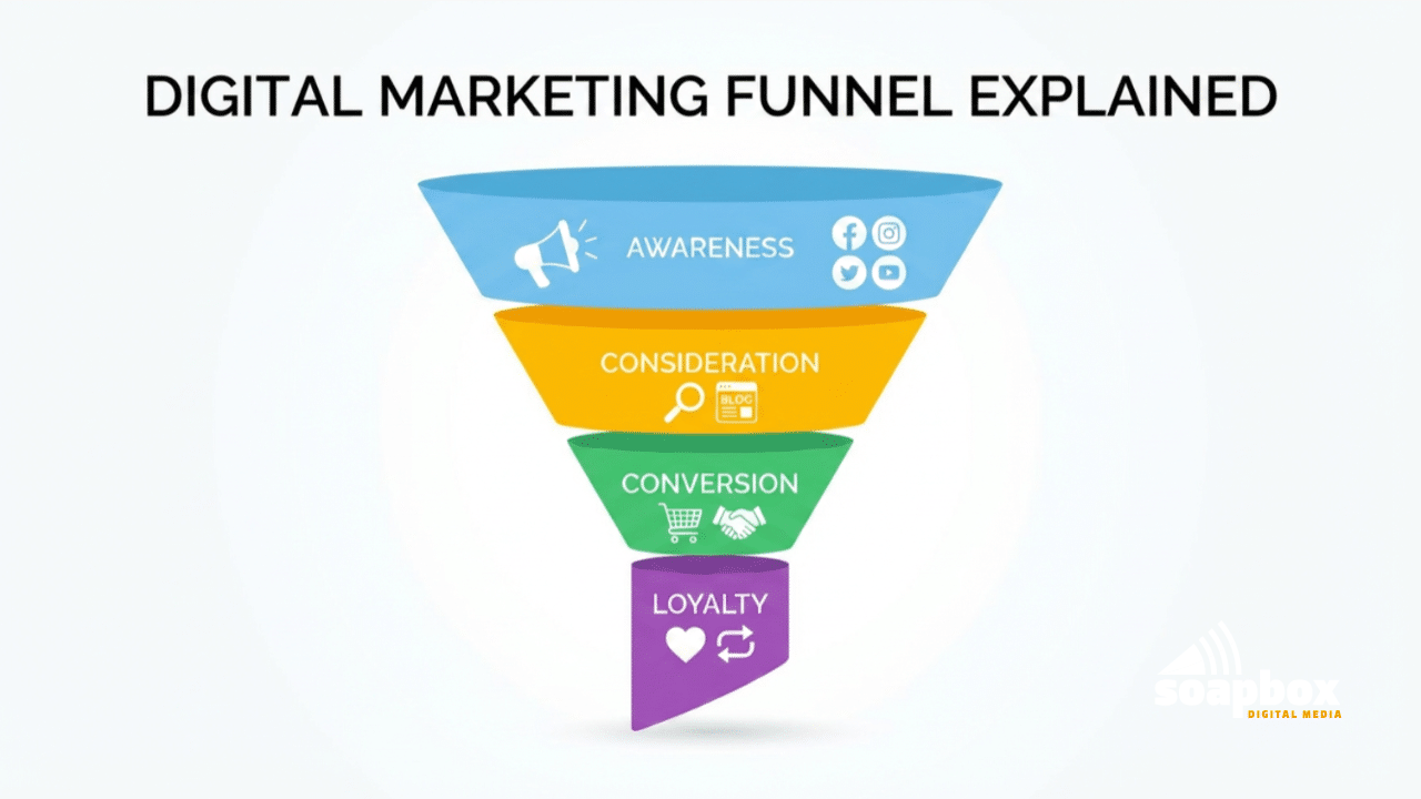 The Digital Marketing Funnel Explained | Soapbox Digital Media