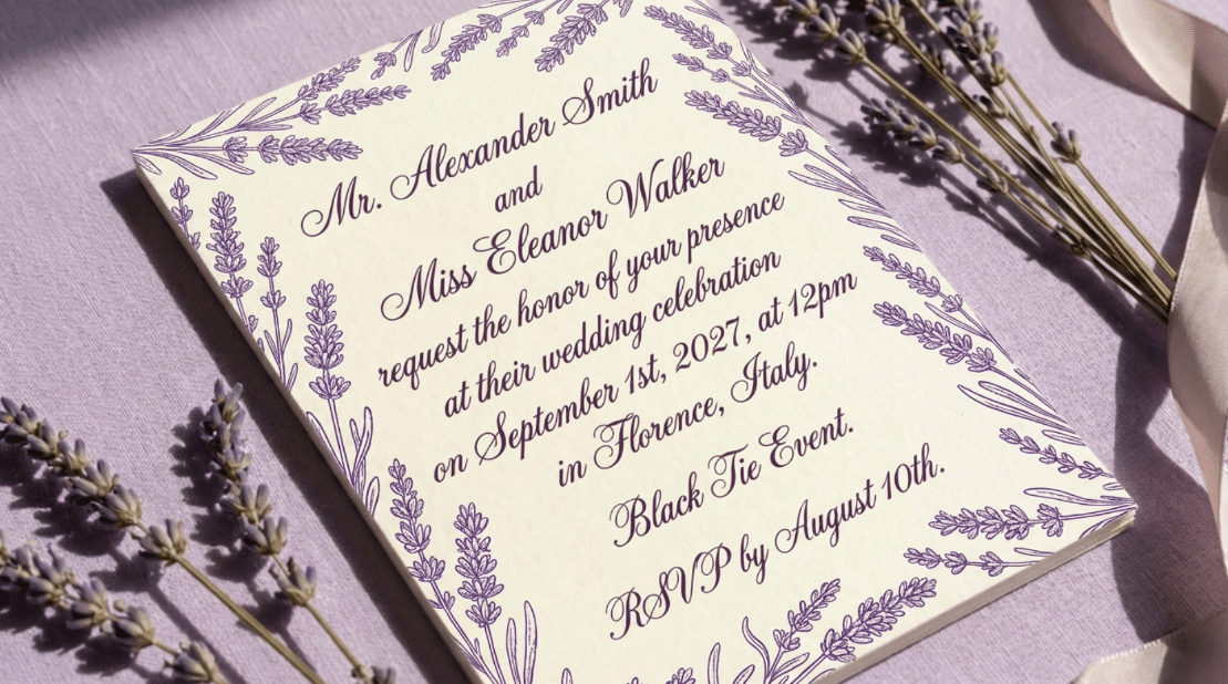 wedding card